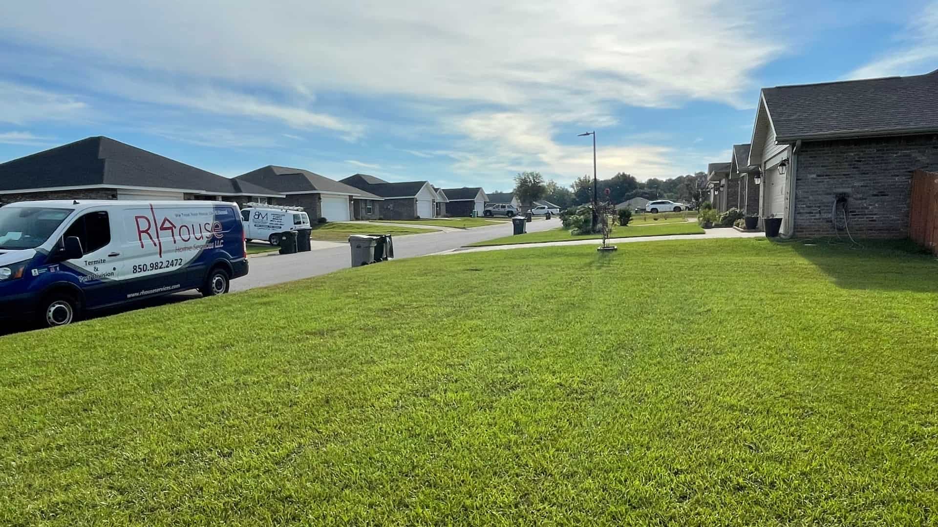 Lawn insect control banner